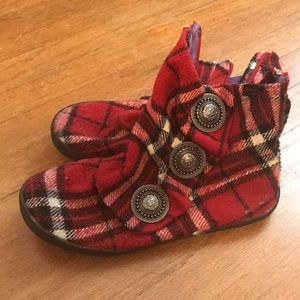 Blowfish red booties